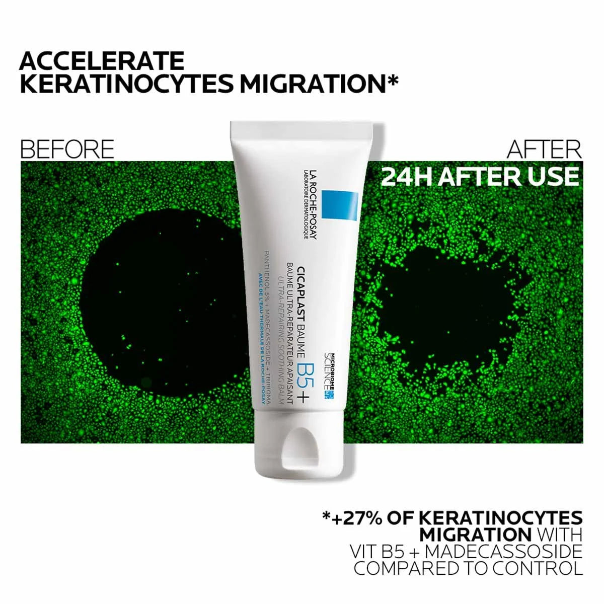 Bálsamo Reparador Multiusos La Roche-Posay Cicaplast B5+ Pantenol Madecasósido 100ml Piel Irritada