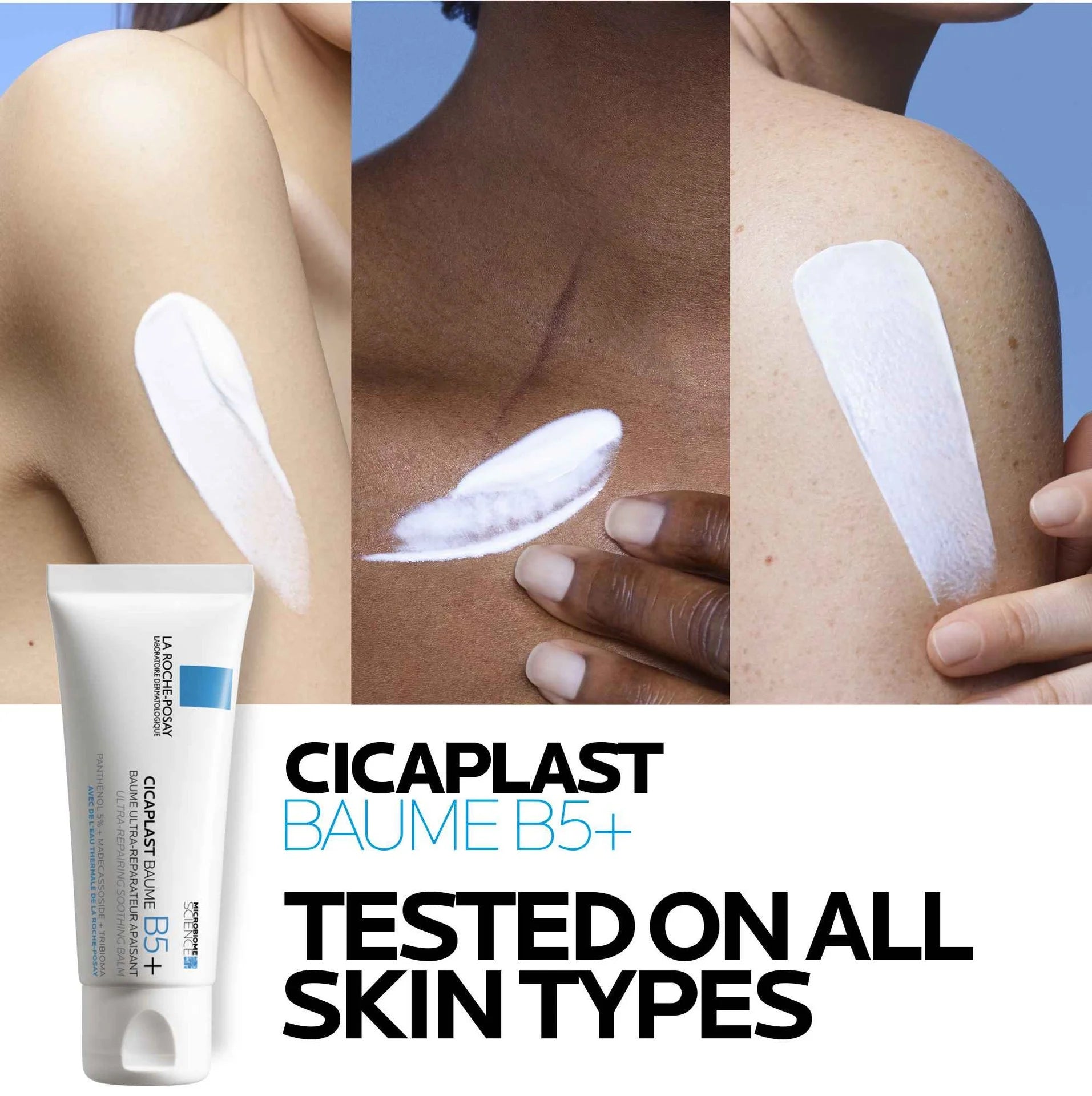 Bálsamo Reparador Multiusos La Roche-Posay Cicaplast B5+ Pantenol Madecasósido 100ml Piel Irritada