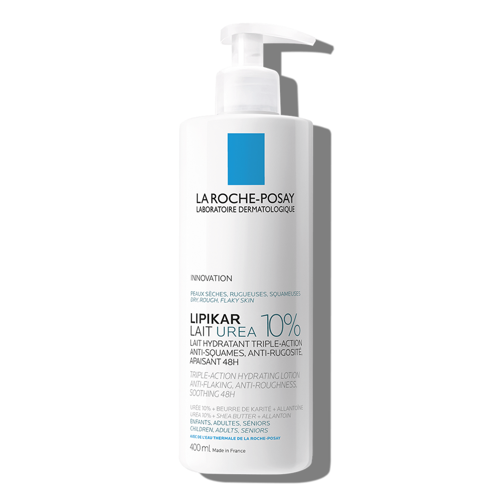 Loción Corporal Urea 10% La Roche-Posay Lipikar Lait Alantoína Manteca Karité 400ml Queratosis Pilaris