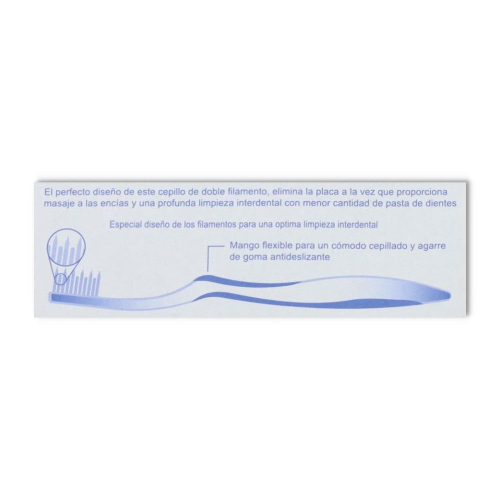 Cepillo Dental Carbón Activo Irisana Doble Filamento Antibacteriano Blanqueamiento Dental